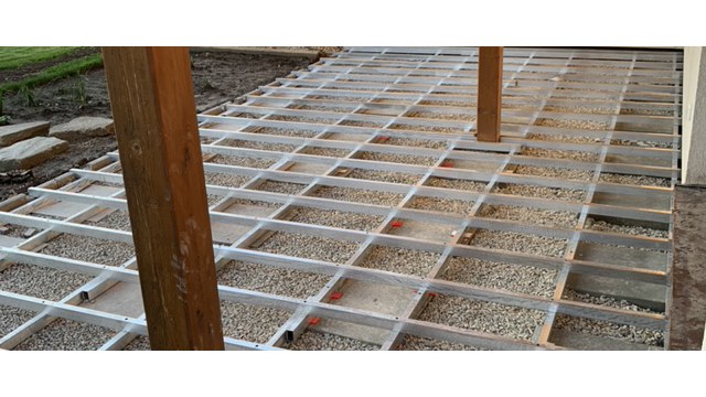 na hliníkový rošt